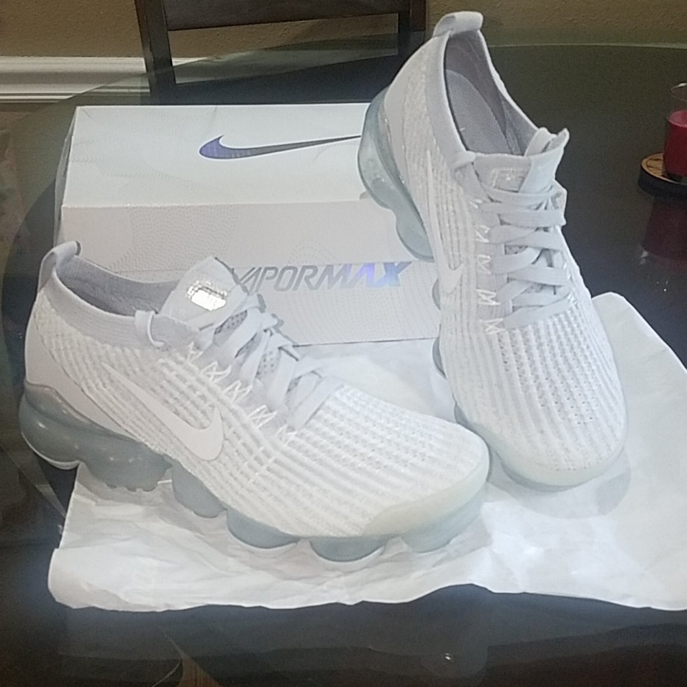 Nike Air VaporMax Flyknit 3 White Pure Platinum